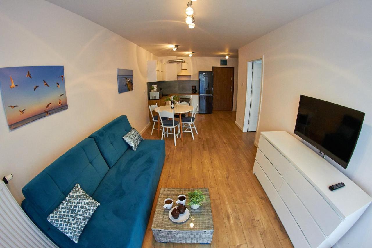 Apartamentyprzymorzu Baltycki Z Miejscem Postojowym I Ogrodkiem Колобжег Екстер'єр фото