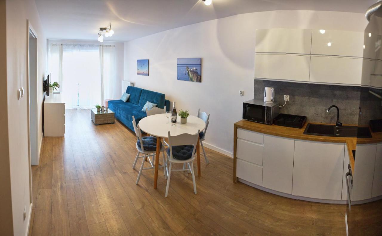 Apartamentyprzymorzu Baltycki Z Miejscem Postojowym I Ogrodkiem Колобжег Екстер'єр фото