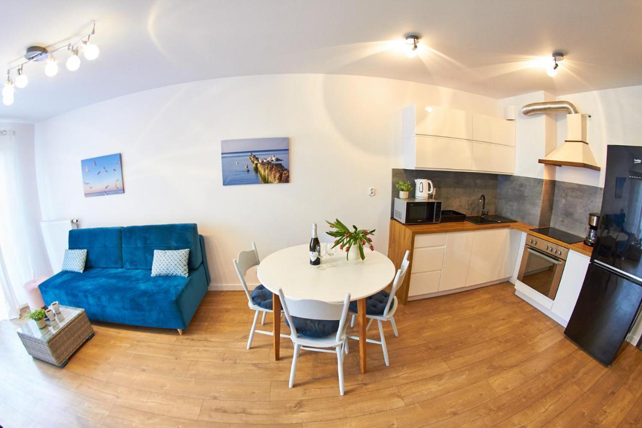 Apartamentyprzymorzu Baltycki Z Miejscem Postojowym I Ogrodkiem Колобжег Екстер'єр фото